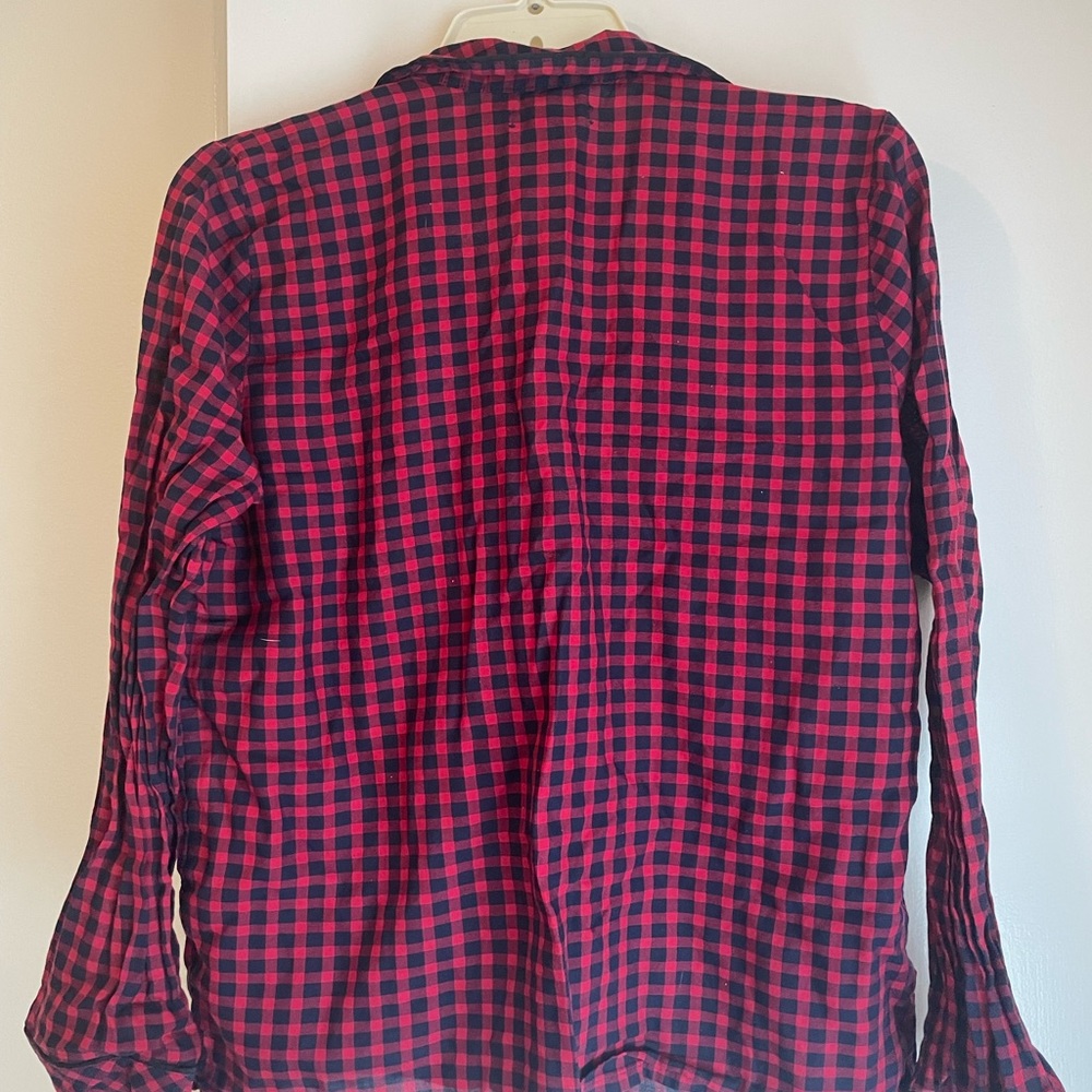 Plaid button up - Picture 3 of 4